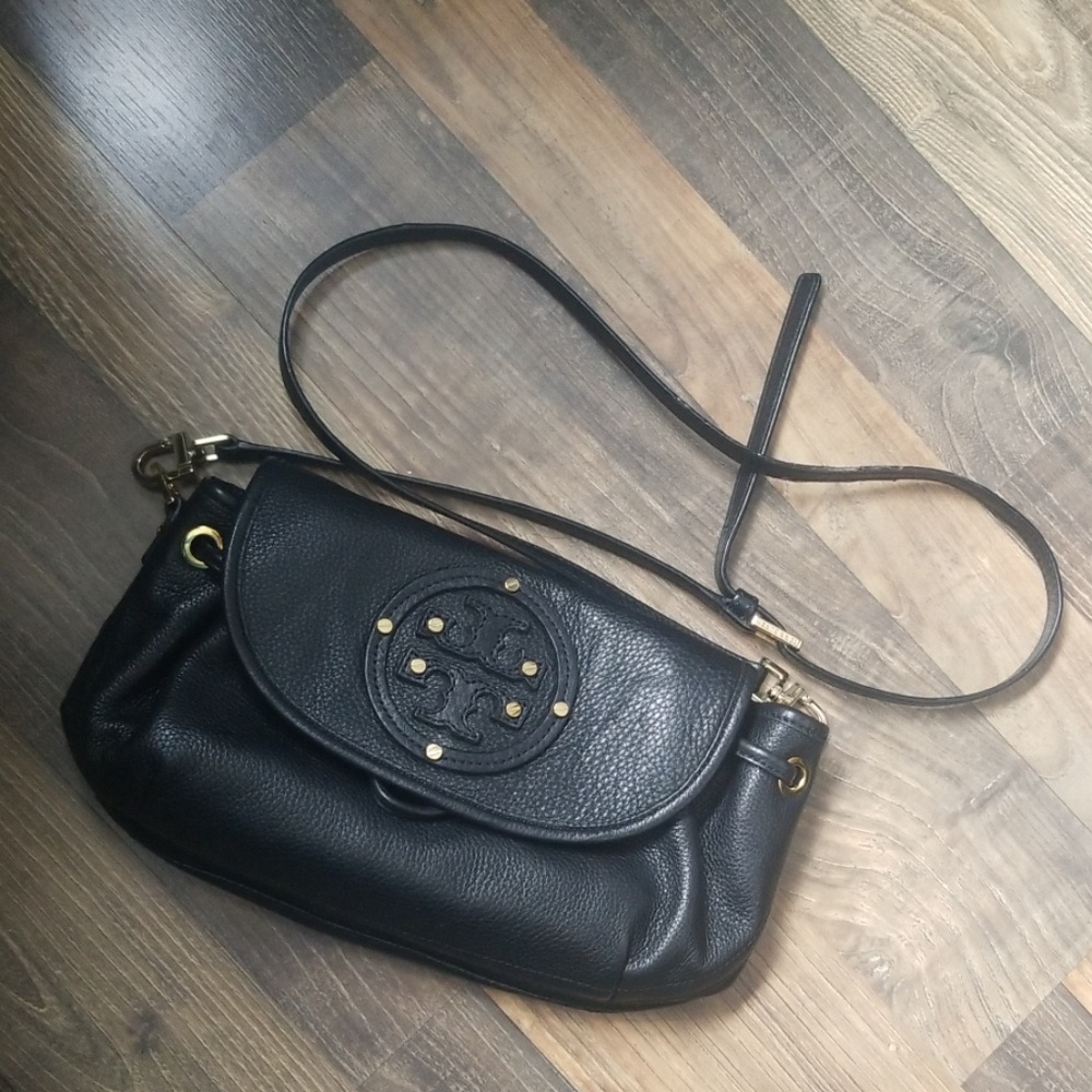 Tory Burch leather Maisey crossbody satchel bag